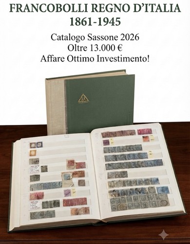 Collezione francobolli regno - collezione,