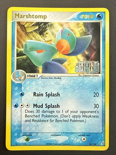 Carta pokemon marshtomp - pokemon,
