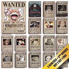 ONE PIECE MANGA WANTED POSTER