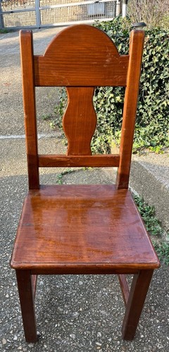 Sedie legno ciliegio - 4,