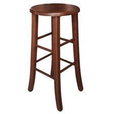 Sgabello tondo seduta massello