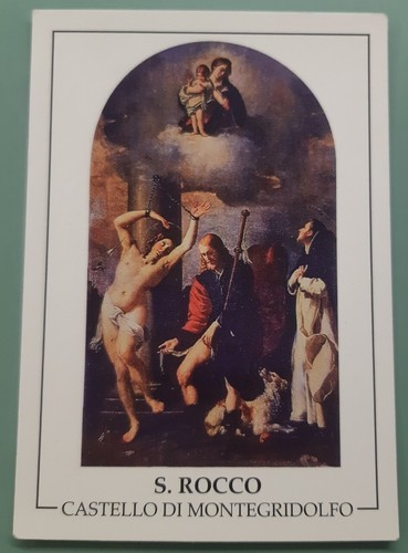 Raro santino san rocco - santino,
