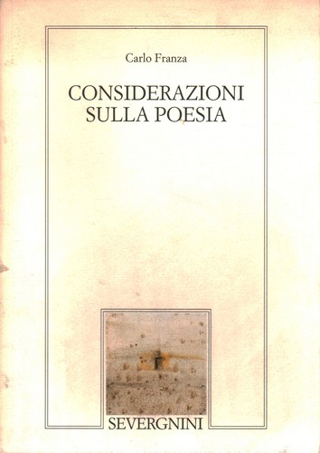 Considerazioni sulla poesia - ,