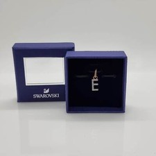 Swarovski Remix Charm Ciondolo Lettera E Bianco Placcato Oro Rosa 5437621