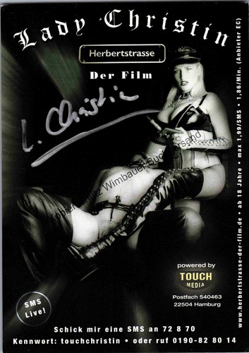 Original autogramm lady - autogramm,