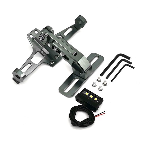 Portatarga moto regolabile cnc - portatarga,
