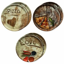 Set 6 piatti pizza olive