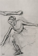 Edgar DEGAS: La Piccola Ballerina, Incisione Firmata, 1948