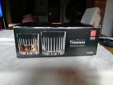 RCR set di 6 bicchieri in vetro Timeless Dof Rilievo 31 cl.