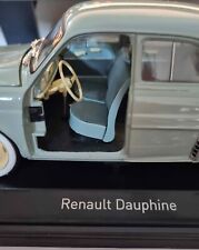 RENAULT Dauphine Blu Azzurro Auto Da Collezione NOREV 1/18 Porta Danneggiata