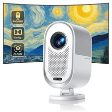 Proiettore【Dolby Auto Focus/Keystone】28000Lumen Smart Videoproiettore 4K Support