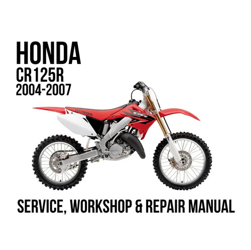Honda cr125 cr125r - honda,