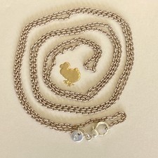 Dodo Pomellato Collana Lunga 80 Cm Argento Laccata Sabbia Fuori Catalogo Origina