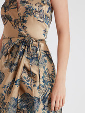 Abito Grace Wrap MIDI stampa