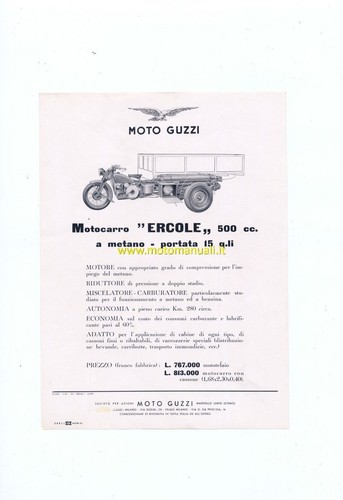 Moto guzzi ercole 500 - moto,