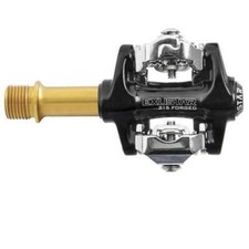 Exustar Pedale MTB E-PM215Ti Nero 2018 Compatibile Shimano SPD / Titanio Asse 31