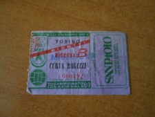 biglietto stadio-TORINO vs