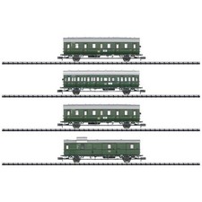 MiniTrix 18724  Kit di 4 vagoni passeggeri per il trasporto locale intorno ad Am