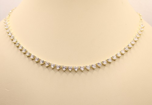 Collana argento tennis zirconi - argento,