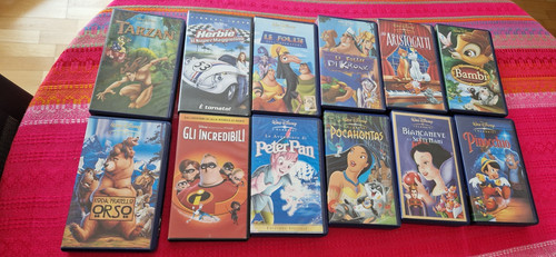 Cassette vhs originali - 13,