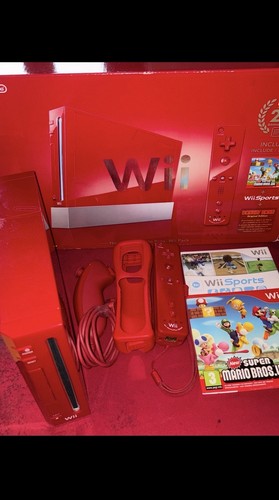 Console nintendo wii rossa - console,