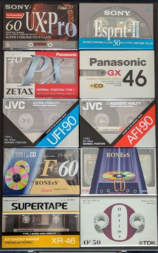Audiocassette sony jvc - audiocassette,