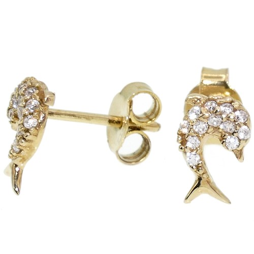 Orecchini bambina farfalla oro - orecchini,