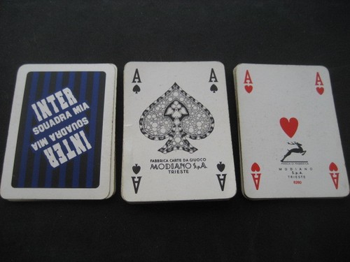 Mazzo poker calcio inter - mazzo, di