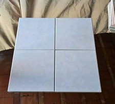 Set 4 Mattonelle Bianche Majolica Smaltata Da Rivestimento 20x20 La Guglia 