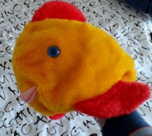 Pupazzo peluche con grande - pupazzo,