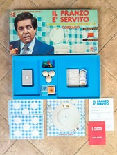 IL PRANZO E' SERVITO Gioco di Società Editrice Giochi EG Completo Vintage 1980's