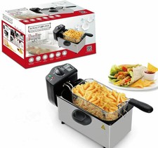 Friggitrice  Elettrica  Acciaio Inox 1.5 Litri 2000W ROYALTY LINE Professionale 
