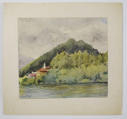 Dipinto watercolor bozzetto - dipinto,
