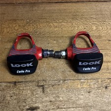 Pedali rossi senza clip Look