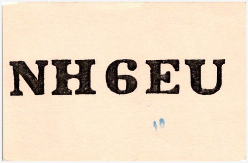 1988 qsl cartolina n8hur - cartolina,