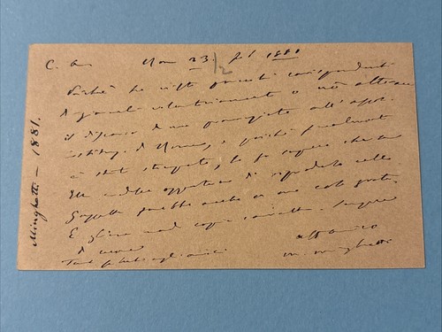 Autografo storia marco - storia,
