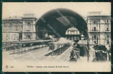 Torino Città Interno Stazione Porta Nuova Treno Brunner 4616 cartolina MZ6495