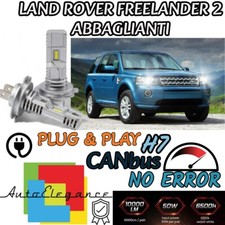 KIT LED H7 LAND ROVER FREELANDER 2 6000K 6000 LUMEN ABBAGLIANTI FINO AL 2012