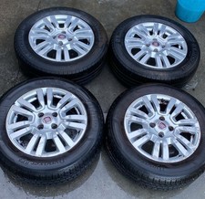 SET 4 CERCHI IN LEGA CON GOMME FIAT GRANDE PUNTO EVO