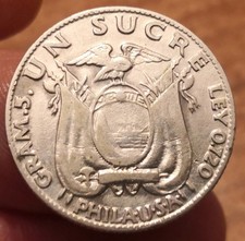 Moneta 1 Sucre 1928, Republica