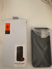 Custodia cellulare per iPhone 15 Pro Max Spigen Optik Armor, cover Nero