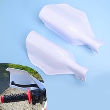 1 paio copri impugnatura spazzola bianca per Yamaha TENERE XTZ750 TT350 TT600