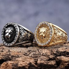 Anello Leone Uomo Animale