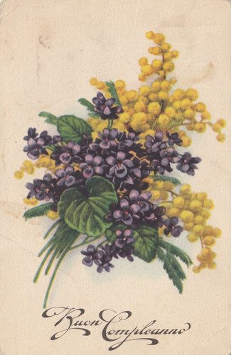 Cartolina augurale buon - cartolina,