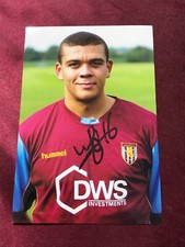 Autografo WILFRED BOUMA-Aston Villa FC-37 Cappellini OLANDA-foto ufficiale firmata