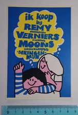 ADESIVO STICKER VINTAGE AUTOCOLLANT NEGOZIO ABBIGLIAMENTO OLANDA ANNI'80 