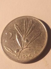 2 Lire Ape 1954 Repubblica