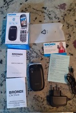 BRONDI AMICO COMFORT CELLULARE SENIOR TASTI GRANDI RETROILLUMINATI NERO