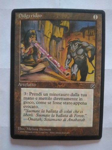 Carte mtg magic - magic, didgeridoo