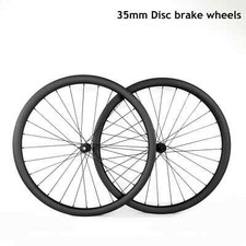 Set ruote in fibra di carbonio 700C bici da strada profondità 30/35/38 mm larghezza 23/25 mm UD opache